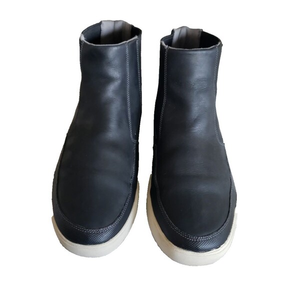 Ahnu Kezar Hiker Inspired Chelsea Boots Black Synthetic Leather Men\'s Size 12 main image 4